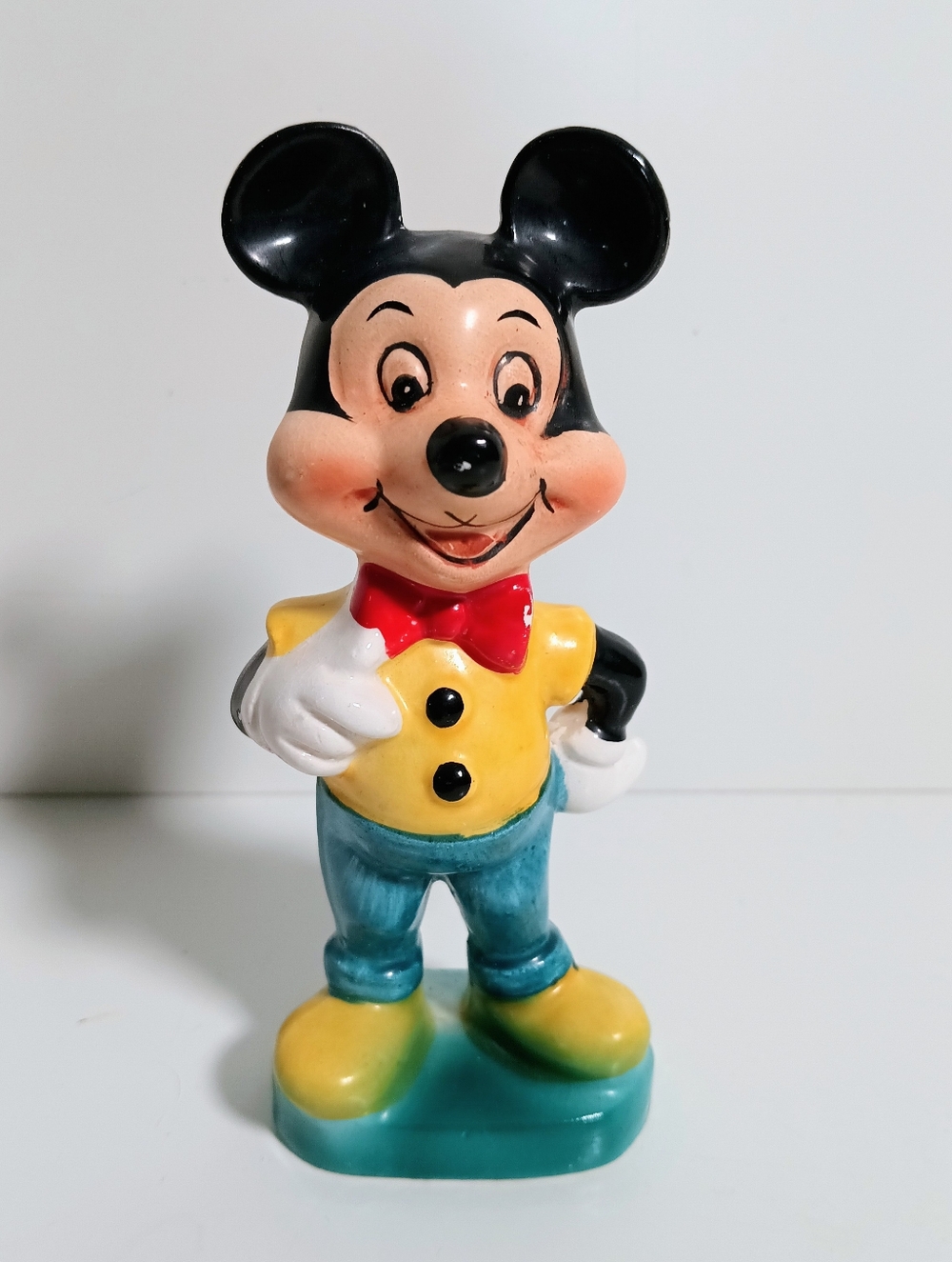Vintage 1960s Walt Disney Productions Mickey Mouse Figurine Made in Japan